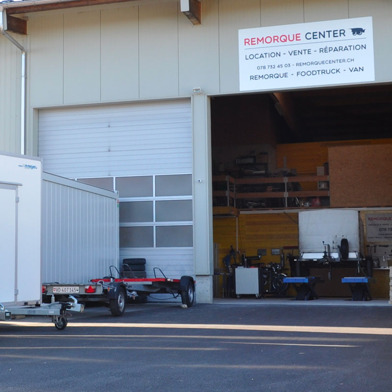 Location de remorques à Lausanne et Genève
